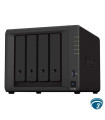 S923+ NAS DiskStation Servidor 4 bahías SATA con 2 ranuras M.2 NVMe, AMD Ryzen R1600, 4GB Ram, 2x USB 3.2, (Sin Discos)