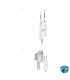 AMO-2G10 Antena omnidireccional airMAX 2.4 GHz 10 dBi, 2x2 MIMO dual polaridad, 360 para PtMP, integra RocketM