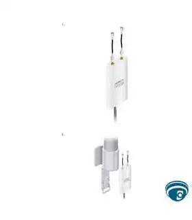 AMO-2G10 Antena omnidireccional airMAX 2.4 GHz 10 dBi, 2x2 MIMO dual polaridad, 360 para PtMP, integra RocketM