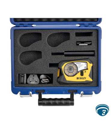 M211-KIT etiquetadora portátil Bluetooth 5.0 desde app,con auto cortador kit con imán y clip para trabajo en campo, carga rápida