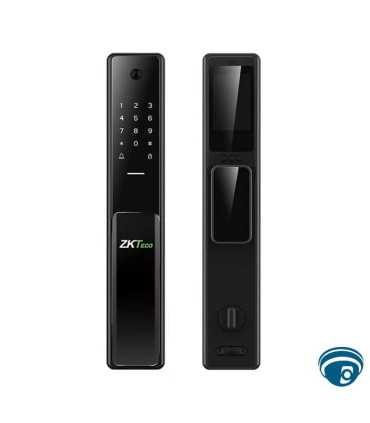 TL-800 cerradura inteligente Wi-Fi con timbre integrado, pantalla LCD 3.5", cámara 720p y acceso por huella, tarjeta y clave