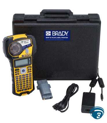 M210-KIT impresora de etiquetas portátil 203 ppp con maletín rígido, adaptador CA para identificación industrial desde la app