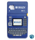 M510 etiquetadora portátil industrial 300 dpi con impresión borde a borde, pantalla LCD corte manual con retención, memoria 512