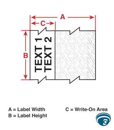 M21-1000-427 Etiquetas envolventes autolaminables de vinilo 1" para cables con ribbon incluido, negro-blanco para impresoras M21