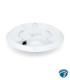 U6+ Punto de acceso Wi-Fi 6 compacto UniFi, doble banda 2x2 MU-MIMO, 300+ clientes, puerto Gigabit y alimentación PoE, interior