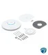U6+ Punto de acceso Wi-Fi 6 compacto UniFi, doble banda 2x2 MU-MIMO, 300+ clientes, puerto Gigabit y alimentación PoE, interior