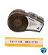 M21-1500-427 Etiquetas envolventes autolaminables de vinilo 1.5" negro-blanco con ribbon y sobrelaminado, Impresoras Brady M21