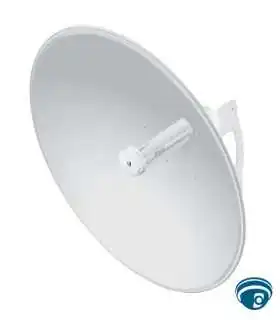 PBE-5AC-620 CPE inalámbrico 5 GHz para enlace punto a punto con plato 620 mm 29 dBi, 450+ Mbps y alimentación PoE pasivo