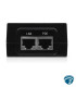 POE-24-12W adaptador PoE 24V DC 12W con salida 0.5A, entrada 100–240V, reset button y protección contra sobretensiones para red