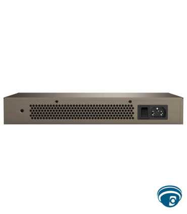 TEG1024D Switch gigabit ethernet 24 puertos 1GE RJ45, carcasa metálica y protección 6 kV, montaje en rack/escritorio