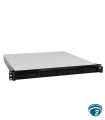RS822+ servidor NAS rackeable 1U de 4 bahías (SIN DISCOS), 2GB DDR4 ECC, eSATA y expansión de red 10-5GbE