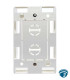 PMB-3000 Caja de registro plástica blanca para sobreponer 115 x 70 x 38 mm ideal para ordenado de conexiones y empalmes