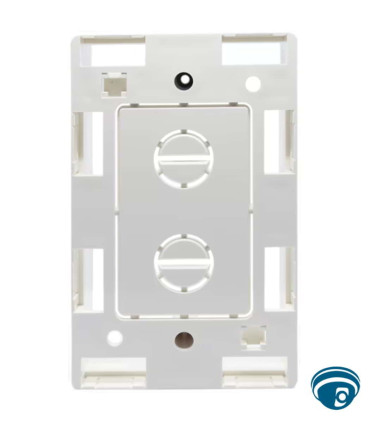 PMB-3000 Caja de registro plástica blanca para sobreponer 115 x 70 x 38 mm ideal para ordenado de conexiones y empalmes