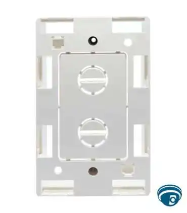 PMB-3000 Caja de registro plástica blanca para sobreponer 115 x 70 x 38 mm ideal para ordenado de conexiones y empalmes