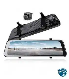 AE-DC2928-N6 Espejo retrovisor digital tipo dashcam 1080P con pantalla IPS táctil, cámara frontal para asistencia de visión