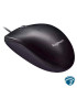 M90 Mouse alámbrico USB Logitech óptico 1000 ppp diseño ambidiestro negro para oficina y educación