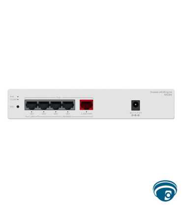 AR280 Router empresarial 2.5GE, 4 puertos GE PoE+LAN+1 puerto 2.5GE PoE+ WAN, VPN 200 Mbps, gestión en nube con Huawei eKit