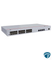 S220-24T4X Switch administrable Capa 2, 24 puertos gigabit. 4 uplinks 10G SFP+ conmutación 128 Gbit/s, tasa 95Mpps, montaje rack