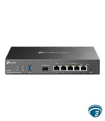 ER7206 router VPN gigabit Omada con multiWAN hasta 5 enlaces, puertos SFP y RJ45, balanceo de cargas, gestión en la nube