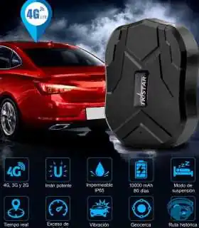 TK905B Rastreador, Localizador GPS para vehículos, batería 10000mAh, IP65, GPS+LBS, 4G (requieres SIM), App sin cobro mensual