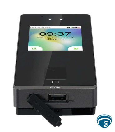 SenseFace-3A terminal de control de acceso facial y huella en cristal con videoportero SIP 2.0, IP65 y Wi-Fi , ZKTeco, Control de Acceso Guatemala
