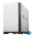 DS223j NAS de 2 bahías sin discos, , RAID 0/1, 1GbE y USB 3.2 Gen 1, CPU Realtek 4 núcleos 1.7 GHz, 1 GB DDR4