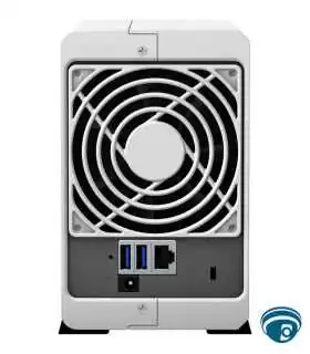 DS223j NAS de 2 bahías sin discos, , RAID 0/1, 1GbE y USB 3.2 Gen 1, CPU Realtek 4 núcleos 1.7 GHz, 1 GB DDR4