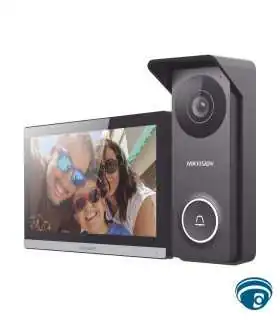 DS-KD-ACF3 marco empotrado para videoportero IP modular de 3 módulos con caja plástica estación de puerta , Hikvision, Guatemala