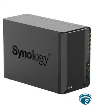 DS225+ NAS Synology DiskStation de 2 bahías 3.5" SATA con 2.5GbE, Intel Celeron y almacenamiento privado sin discos duros