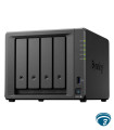 DS925+ NAS de escritorio de 4 bahías SATA sin discos duros, doble 2.5GbE, MD Ryzen, 2 ranuras M.2 NVMe y hasta 216 TB