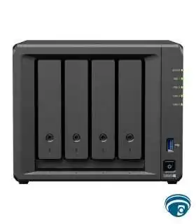 DS925+ NAS de escritorio de 4 bahías SATA sin discos duros, doble 2.5GbE, MD Ryzen, 2 ranuras M.2 NVMe y hasta 216 TB