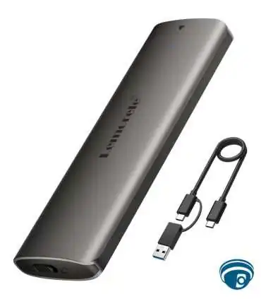 SD1L Adaptador externo SSD NVMe M.2, USB 3.1, Gen 2 de 10Gbps para discos PCIe M Key y B&M hasta 2 TB UASP, TRIM, SMART