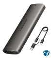 SD1L Adaptador externo SSD NVMe M.2, USB 3.1, Gen 2 de 10Gbps para discos PCIe M Key y B&M hasta 2 TB UASP, TRIM, SMART