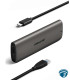 SD1L Adaptador externo SSD NVMe M.2, USB 3.1, Gen 2 de 10Gbps para discos PCIe M Key y B&M hasta 2 TB UASP, TRIM, SMART