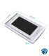 V70C-520-8 sistema de videoportero cableado para apartamento 8 unidades con monitor LCD 7 pulgadas