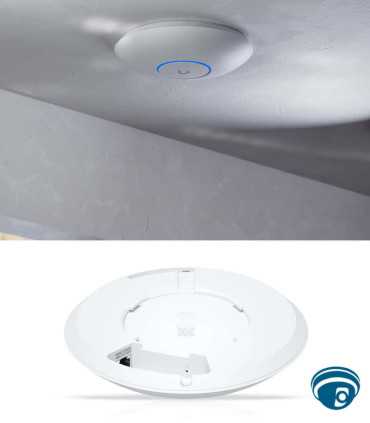 U7-LR access point WiFi 7 Long-Range de techo con 5 streams, PoE y puerto 2.5 GbE para redes empresariales
