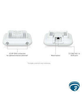 U7-Outdoor access point WiFi 7 exterior IPX6 con cobertura 465 m², PoE+ y uplink 2.5 GbE