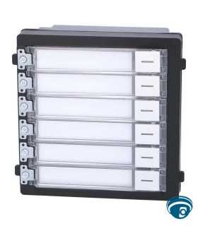 DS-KD-KK módulo de nombres para estación de puerta modular Hikvision con 6 llamadas e IP65