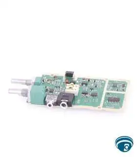 TX600BOARD tarjeta electrónica para radio TX-600 con volumen ajustable, selector de canales y 7.4 V