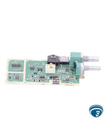 TX600BOARD tarjeta electrónica para radio TX-600 con volumen ajustable, selector de canales y 7.4 V