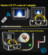 7D1 cámara de inspección para drenajes y tuberías, cabezal IP68, DVR, monitor 7", LED, cable de 30m, batería Li-ion, portátil