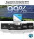 GM-D5024-new Controlador de carga solar MPPT 50A, para baterías 12V/24V, potencia 600W/1200W, fuera de red, App Bluetooth/WiFi