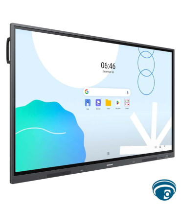LH86WAFPLGCX Pantalla interactiva 4K de 86", Wi-Fi 6, Android 15, cámara de 48MP, USB-C de 65W, cámara integrada y Google EDLA