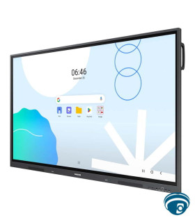 LH86WAFPLGCX Pantalla interactiva 4K de 86", Wi-Fi 6, Android 15, cámara de 48MP, USB-C de 65W, cámara integrada y Google EDLA