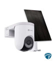 CS-HB8c/SP-R100 Cámara 4G y Wi-Fi 2K+ exterior, con batería, movimiento PT, detección IA, visión nocturna y panel solar de 5W