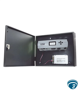 APX-4000 Panel Control de acceso 4 puertas, 3000 huellas, 30000 tarjetas, gestión de elevadores hasta 10 pisos, gabinete, 12V