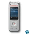 DVT4115 Grabadora de voz digital VoiceTracer, 8GB, tres micrófonos, MP3, PCM WAV, pantalla color y USB-C, batería recargable