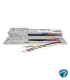 DS-K4T108 cerradura de perno o pistón eléctrico 12VDC, para puertas de vidrio o aluminio, NO/NC/COM, retardo ajustable