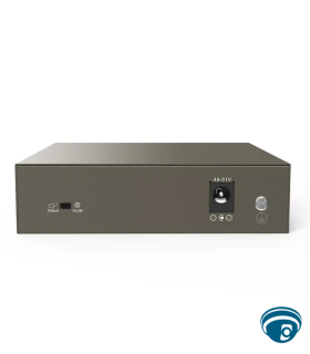 TEG1105P-4-63W Switch PoE Gigabit 5 puertos, 4 puertos PoE+ 30W 802.3af/at, 58W y modo VLAN, capacidad de 10 Gbps