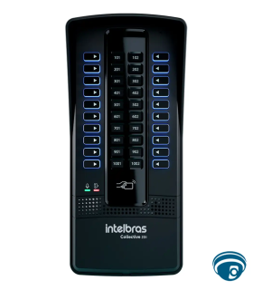 Collective 20i Central Intercomunicador para 20 extensiones o apartamentos, RFID Mifare, desvío de llamadas externas, RS485